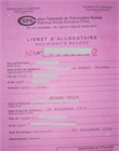 Livret d'allocataire